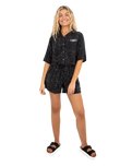 The Quiksilver Womens Collection Womens The Womens Saturn Shirt in Tarmac