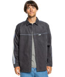 The Quiksilver Mens Seward Shirt in Tarmac