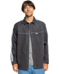 The Quiksilver Mens Seward Shirt in Tarmac