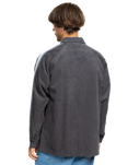 The Quiksilver Mens Seward Shirt in Tarmac