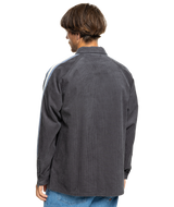 The Quiksilver Mens Seward Shirt in Tarmac