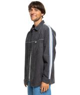 The Quiksilver Mens Seward Shirt in Tarmac