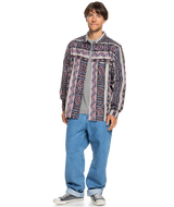 The Quiksilver Mens Wasilla Shirt in Grape Shake