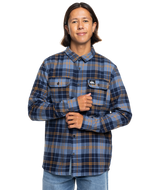 The Quiksilver Mens Cantwell Shirt in Navy Cantwell