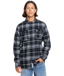 The Quiksilver Mens Cantwell Shirt in Black