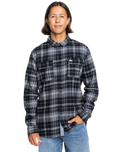 The Quiksilver Mens Cantwell Shirt in Black