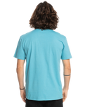 The Quiksilver Mens Comp Logo T-Shirt in Delphinium Blue