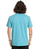 The Quiksilver Mens Comp Logo T-Shirt in Delphinium Blue