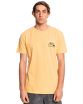 The Quiksilver Mens Repeater T-Shirt in Ochre Heather