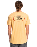 The Quiksilver Mens Repeater T-Shirt in Ochre Heather