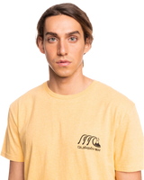 The Quiksilver Mens Repeater T-Shirt in Ochre Heather