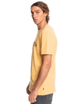 The Quiksilver Mens Repeater T-Shirt in Ochre Heather