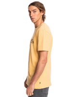 The Quiksilver Mens Repeater T-Shirt in Ochre Heather