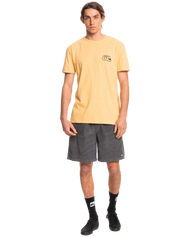 The Quiksilver Mens Repeater T-Shirt in Ochre Heather