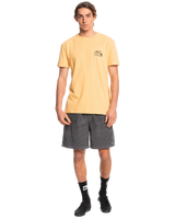 The Quiksilver Mens Repeater T-Shirt in Ochre Heather