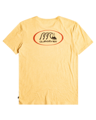 The Quiksilver Mens Repeater T-Shirt in Ochre Heather