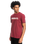 The Quiksilver Mens All Lined Up T-Shirt in Ruby Wine