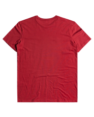 The Quiksilver Mens All Lined Up T-Shirt in Ruby Wine