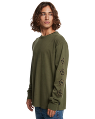 The Quiksilver Mens Mongrel T-Shirt in Grape Leaf