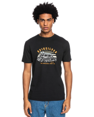 The Quiksilver Mens The Surf Road T-Shirt in Black