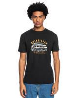 The Quiksilver Mens The Surf Road T-Shirt in Black