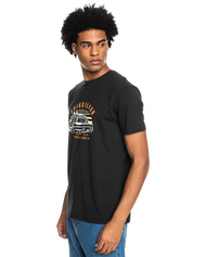 The Quiksilver Mens The Surf Road T-Shirt in Black