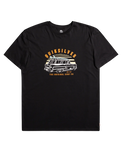 The Quiksilver Mens The Surf Road T-Shirt in Black