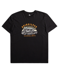 The Quiksilver Mens The Surf Road T-Shirt in Black