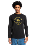 The Quiksilver Mens MW Surf Lockup T-Shirt in Black