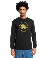 The Quiksilver Mens MW Surf Lockup T-Shirt in Black