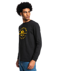 The Quiksilver Mens MW Surf Lockup T-Shirt in Black