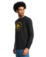 The Quiksilver Mens MW Surf Lockup T-Shirt in Black