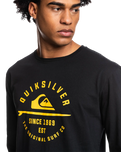 The Quiksilver Mens MW Surf Lockup T-Shirt in Black