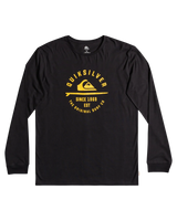 The Quiksilver Mens MW Surf Lockup T-Shirt in Black