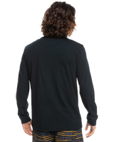 The Quiksilver Mens Omni Lockup Long Sleeve T-Shirt in Black