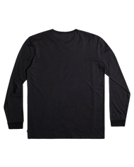 The Quiksilver Mens Omni Lockup Long Sleeve T-Shirt in Black