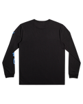 The Quiksilver Mens Omni Logo Long Sleeve T-Shirt in Black