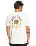 The Quiksilver Mens Sun Blooms T-Shirt in Birch