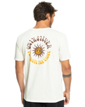 The Quiksilver Mens Sun Blooms T-Shirt in Birch