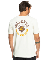 The Quiksilver Mens Sun Blooms T-Shirt in Birch