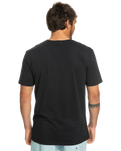 The Quiksilver Mens Rockin Skull T-Shirt in Black