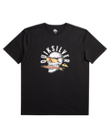 The Quiksilver Mens Rockin Skull T-Shirt in Black