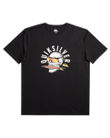 The Quiksilver Mens Rockin Skull T-Shirt in Black