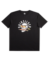 The Quiksilver Mens Rockin Skull T-Shirt in Black