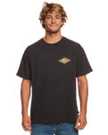 The Quiksilver Mens Fall City T-Shirt in Black