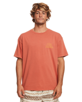 The Quiksilver Mens Natural Vibe T-Shirt in Baked Clay