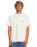 The Quiksilver Mens Fading Sun T-Shirt in Birch