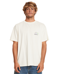 The Quiksilver Mens Fading Sun T-Shirt in Birch