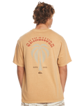 The Quiksilver Mens Bloom T-Shirt in Mustard