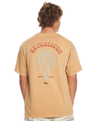 The Quiksilver Mens Bloom T-Shirt in Mustard